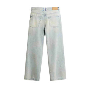 Vêtements vintage pour hommes, jeans en denim longueur cheville, meilleure qualité, fermeture à boutons, poches latérales et arrière, jean en denim pour hommes - Product Image 2