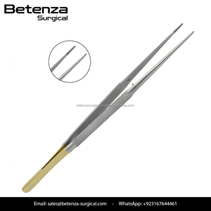 Ensemble d'instruments de microchirurgie ophtalmique TC Castroviejo 5 pièces : ciseaux, porte-aiguille, micro-pinces pour chirurgie oculaire - Product Image 5