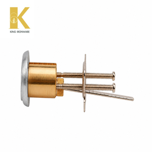 Cilindro de Cerradura de Embutir KW con Llave, Cromado Satinado, Latón Sólido, Inspección Completa de Fábrica - Product Image 4