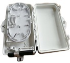 Caja de Distribución de Fibra Óptica de 4 Puertos FTTH FTTB FTTX para Montaje en Pared Exterior, IP67, Conector SC/LC