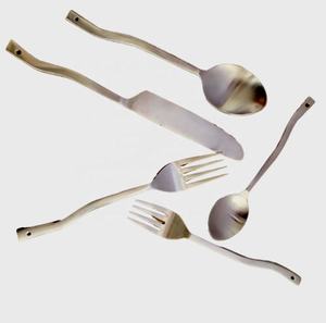 Vajilla Juego de cubiertos de acero inoxidable con mango forjado hecho a mano para restaurante Boda Fiesta y hotel - Product Image 3