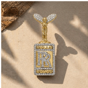Men's Customized 925 Silver <b>Gold</b> Plated Lab Grown Diamond Hiphop Style Party Pendants Iced Logo Cartoon Statement Jewelry <b>Charms</b> - Product Image 4