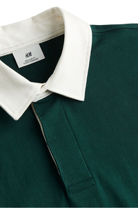 Tissu tricoté brodé de haute qualité pour le golf à manches longues en coton 100% pour hommes - Product Image 6