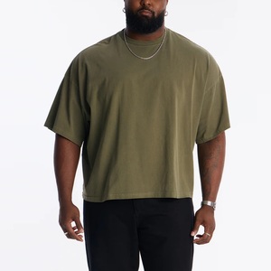 T-shirt en coton pour hommes, vente en gros d'usine, mode, meilleures ventes, noir, grande taille, logo personnalisé, uni, vêtements d'été - Product Image 6