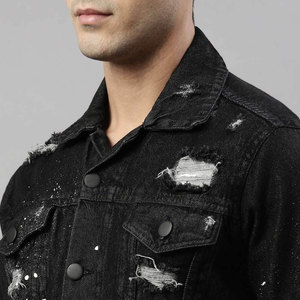 New Winter Collection Amazing Desgin <b>Men</b> <b>Denim</b> <b>Jacket</b> Faded Colour Stylish Printed Cotton Fabric <b>Men</b> <b>Denim</b> <b>Jacket</b> - Product Image 6