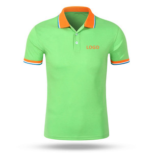 Chemises à manches courtes pour hommes, personnalisées, brodées et imprimées numériquement, avec logo frontal, options de couleurs, tissu tricoté, service OEM, vente en gros - Product Image 5