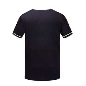 Camiseta Deportiva para Hombre con Botones, Abertura Frontal, Estilo Casual Urbano, Manga Corta, para Uso Diario, Atuendo Deportivo, Estilo Limpio - Product Image 3