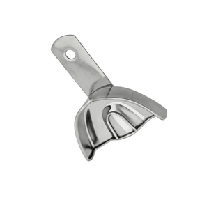 Bandejas de Impresión Dental Perforadas de Acero Inoxidable Manuales Profesionales de Alta Calidad, Certificadas CE, para Arcada Superior e Inferior, Tamaño Grande, las Más Vendidas - Product Image 3