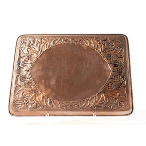 Economically Priced <b>Copper</b> Serving Tray Rustic <b>Copper</b> Rectangular Shape Foe <b>Table</b> Use With Manufacture Wholesale Supplier - Product Image 1