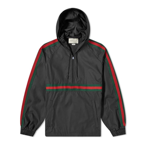 Veste coupe-vent réversible pour homme, motif colorblock personnalisé, écologique, en nylon léger, imperméable et tissé - Product Image 5