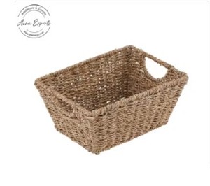 Handwoven Natural Fiber <b>Storage</b> <b>Basket</b> Durable Lightweight Organizer with Open Design <b>for</b> Shelves Kitchen <b>Bathroom</b> and Stylish H - Product Image 6
