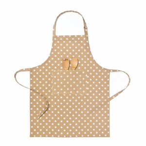 Custom Logo 100% Cotton Printed Bib Apron Heavy Duty Adjustable Sleeveless Kitchen Linen Durable Chefs' Clothing for Home - Product Image 1