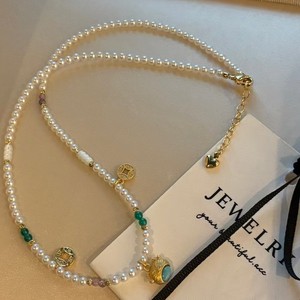 Collar de Cuentas de Cristal Retro con Diseño de Nicho, Estilo Chino Nuevo, Colgantes y Dijes de Perlas de Lujo de Alta Gama - Product Image 5