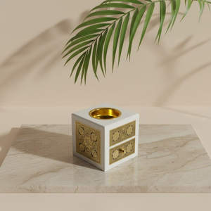 Brûleur d'encens de luxe en os incrusté, Bakhoor moderne en os incrusté, de la meilleure qualité, vente en gros, fabriqué à la main en Inde - Product Image 5