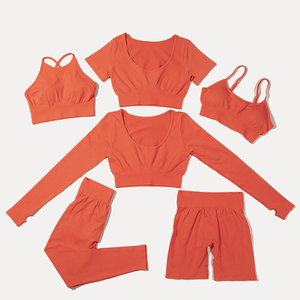 Ropa de Yoga de Fábrica OEM, Ropa Deportiva Suave, Elástica y Transpirable para Mujer, Entrenamiento Físico y Exportación a Todo el Mundo - Product Image 1