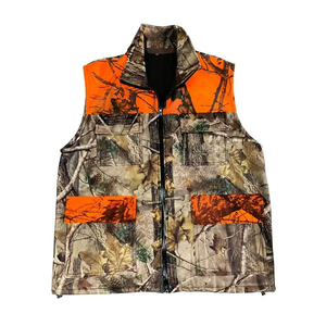 Gilet de chasse camouflage pour homme, sans manches, en softshell respirant, polyester, vêtements d'extérieur, style automne - Product Image 4