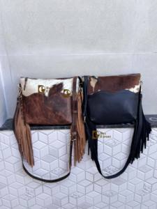 Nuevo Bolso de Mano con Flecos de Piel de Vaca, Bolso Elegante de Cuero Genuino, Oferta, Bolsos Bohemios Multiusos para Mujer - Product Image 2