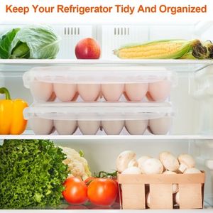 Contenitore Impilabile per Uova, Soluzione per la Conservazione degli Uova nel Frigorifero - Product Image 3