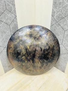 22 Inch <b>Black</b> & <b>Gold</b> Finish Medieval <b>Decorative</b> Shield|Engraved Steel Wall Shield|Antique Warrior & Viking Style Display Shield - Product Image 4