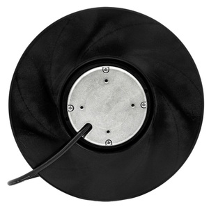 Ventilateur centrifuge à pales courbées vers l'arrière 48V 24V 670 CFM 20000 M3 pour purificateur d'air, alimenté par batterie, montage mural, OEM/ODM, en plastique - Product Image 2