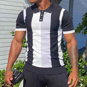 Camisetas Polo de Manga Corta para Caballero, Tejidas, Deportivas, Casuales, de Moda, de Alta Calidad para Verano, con Estampado Personalizado, 100% Algodón - Product Image 4