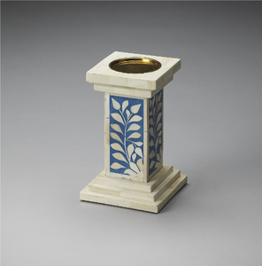 Porte-bougie en os incrusté, design feuille, artisanat, pour Noël et anniversaire, meilleur prix - Product Image 2