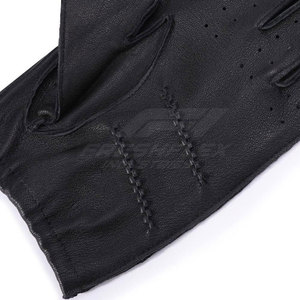 Leather Winter <b>Driving</b> <b>Gloves</b> Classic Style Fully Finger Customized Color Logo High Quality Lightweight Unisex OEM Custom - Product Image 4
