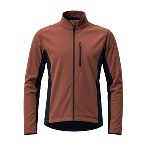 Maillots de cyclisme personnalisés 100% polyester à manches longues, respirants, à séchage rapide, antibactériens, couleurs personnalisées, logo unisexe, haute qualité - Product Image 5