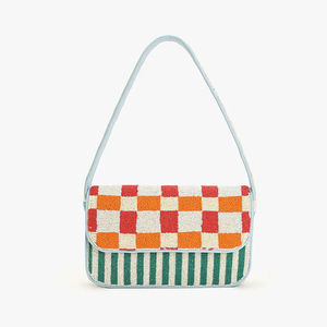 กระเป๋าคลัทช์และกระเป๋าถือประดับลูกปัดแก้วรูปเลมอน MS Handicraft VLemon  พร้อมปรับแต่งสีและรูปทรงได้ สำหรับวันหยุดฤดูร้อน ดีไซน์โดดเด่นไม่ซ้ำใคร - Product Image 3