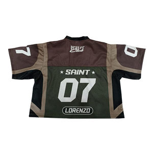 Camiseta de Fútbol Personalizada con Sublimación, Diseño de Bordado Moderno, Jersey Deportivo de Malla, Jersey de Fútbol Americano para Equipo - Product Image 2