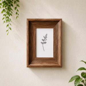 <b>Wood</b> <b>Picture</b> <b>Frame</b> Rustic Photo <b>Frame</b> Tabletop <b>Frame</b> Wall Mounted <b>Frame</b> Home Decor Gift for Family Photos by blossom craft india - Product Image 2