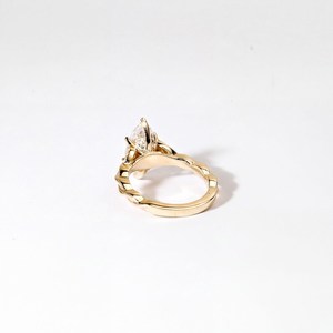 Classic Style 2.23CT Marquise Cut Lab Grown Diamond Ring Women Lab Grown 10K 14K 18K Solid Gold Vintage Style Party Promise <b>Gift</b> - Product Image 3