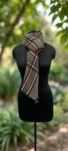 Women's Durable Long <b>Wool</b> Plaid <b>Scarf</b> Winter Daily Wear Patterned Accessory - Product Image 3
