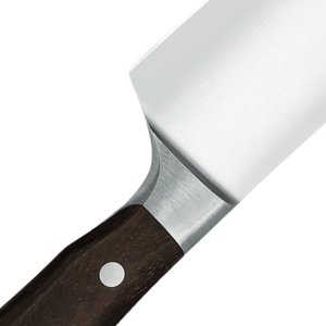 Cuchillos de Chef Profesionales de Acero Inoxidable, Cuchillos de Cocina con Hoja Afilada, Mango de Madera Marrón Oscuro, Triple Remache, para Carne y Verduras - Product Image 5