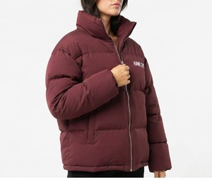 <b>Women</b> Trendy <b>Padded</b> <b>Winter</b> Jacket Regular Fit Quilted <b>Coat</b> Full Zip Stand Collar Fashion Outerwear Custom Print - Product Image 3