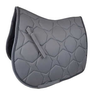 Marca Zone: Manta de silla de montar de algodón acolchada personalizada, paño para silla de montar, numnahs, manta para silla de montar, equipo ecuestre para equitación, directo de fábrica. - Product Image 1