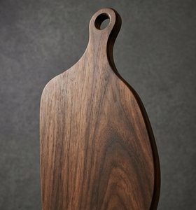 Planche de service asymétrique de luxe en bois de manguier, planche à découper au design moderne, plateau à fromage élégant, décoration de cuisine - Product Image 5