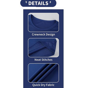 Polo uni à fermeture éclair, manches longues, blanc, pour homme, avec fermeture demi-zip, marque privée - Product Image 3