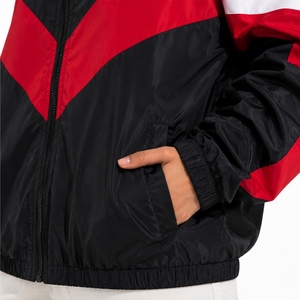 Women Custom Color Block Windbreaker <b>Jacket</b> Casual <b>Zip</b> <b>Up</b> Streetwear Outdoor OEM Manufacturer Everyday Wear <b>Jacket</b> For Women - Product Image 5