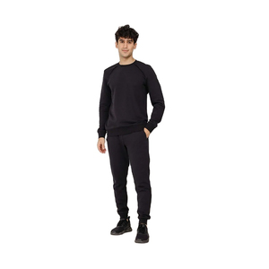 Custom Print Logo Men Casual <b>Oversized</b> <b>Hoodies</b> and Sweatpants Joggers Set Contrast <b>Stitch</b> Plain Sweat suit Cotton Sport - Product Image 1