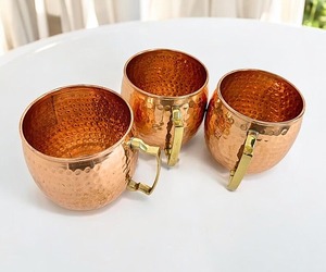 Mug en cuivre de haute qualité pour Moscow Mule, tasses en céramique - Product Image 6