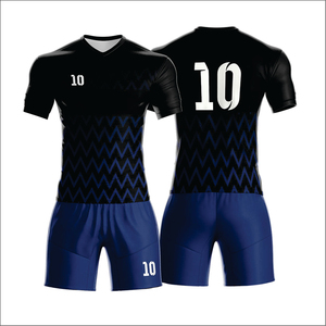 ชุดฟุตบอลฤดูหนาวแบบซับลิเมชั่น โพลีเอสเตอร์ 100% ปรับแต่งได้ตามต้องการ กางเกงขาสั้น ออกแบบเองได้ ชุดทีม - Product Image 1