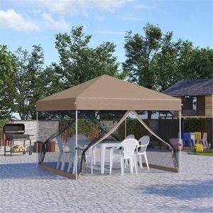 Khaki 10x10 Pop up Canopy Tent - Product Image 1