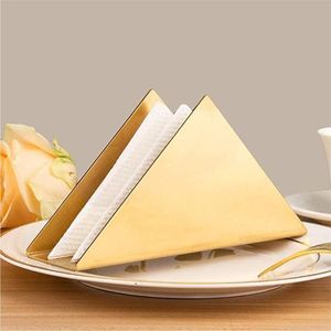 Porte-serviettes en métal doré de luxe |   Support vertical moderne pour serviettes en papier de table pour la décoration de mariage, la maison et les restaurants - Product Image 2