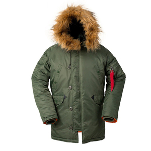 Parka décontractée pour homme, manteau d'hiver chaud et isolé, imperméable, à capuche, pour l'extérieur, vente en gros, fabricant, usine, hydrofuge - Product Image 1