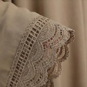 Conjunto de Lujo: Abaya Musulmana con Bordado de Encaje Nida, Estampado Personalizado, Bolsas, Fundas, Ropa de Oración, Khimar Modesto, Moda Otoñal - Product Image 5