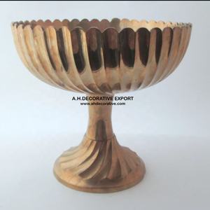 Atractivo Cuenco de Metal Plateado Pulido para Centros de Mesa de Bodas y Fiestas de Lujo, Ecológico - Product Image 5