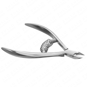 Vente en gros de coupe-cuticules en acier inoxydable à double ressort, outil de manucure professionnel, logo personnalisé OEM - Product Image 2