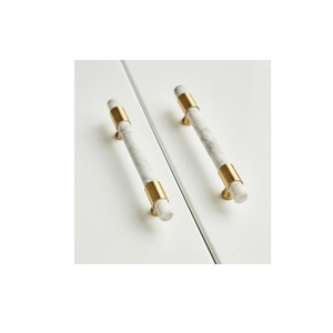 Epoxy Resin Acrylic Brass Furniture Cabinet <b>Pulls</b> Handles At Best Price Long Handle Bathroom Kitchen <b>Drawer</b> Cabinet Handle - Product Image 1