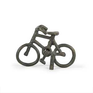 Modern Aluminium Bicycle Sculpture Handmade Figurine Lightweight Tabletop Decor for Living Room Home Office Birthday Ramadan - Product Image 3
